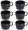ReaNea Nespresso Tassen Set 350ml 6er, kaffeetasse groß, kaffeetassen set Langlebige leichte Plastikbecher für Zuhause, Outdoor, Picknick, Camping, Idee Geburtstagsgeschenk