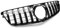 XYghzh Nieren Schwarz Kühlergrill Streifen Kühlergrill für Mercedes-Benz C-Class W204 GT 2007-2014,Grill Glanz Schwarz Doppelsteg Sport Kühlergrill,B