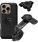 Quad Lock Handlebar Motorcycle Phone Mount PRO Kit with Vibration Dampener and iPhone 16 Pro MAG Phone Case