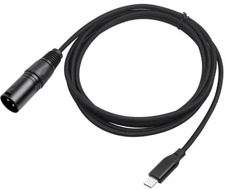 SZLliyxs USB C to XLR Cable,3.3Ft XLR Male to USB C Converter Adapter,USB Type C to XL-R Male Output Stereo Cable for Amplifier, Speaker, Mixer Console, etc