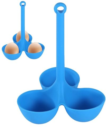 Gekochter Eierhalter – 3-Gitter-Eierhalter, Tragbarer Eierheber | Multifunktionaler Hitzebeständiger Eier-Dampfgarer Aus Silikon, Wiederverwendbares Kochgeschirr Zum Kochen Und Pochieren Von Eiern, (9