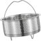GRIRIW Panier Vapeur Inoxydable pour Légumes Et Riz Cuiseur À Vapeur Et Léger pour Cuisson Uniforme Et Drainage Rapide