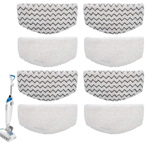 Pizgear 8 Pcs Steam Mop Pads, for Bissell, for Powerfresh Steam Cleaner Mop 1940 1806 1544 1440 2075A Replacement Robot Vacuum Mop Pad