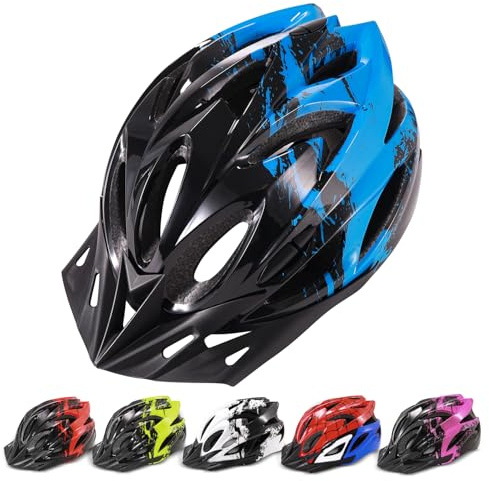 Kids Bike Helmet for Boys & Girls 3-15 Years, Adjustable Lightweight Helmet with 18 Vents, Toddler Child Multi-Sport Safety Certified Helmet for Bicycle, Scooter, Skateboarding 48-58CM