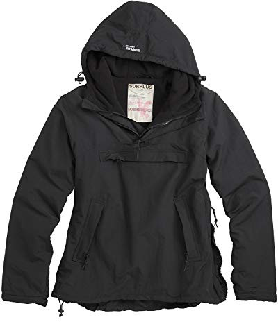 Surplus Raw Vintage Ladies Windbreaker, schwarz