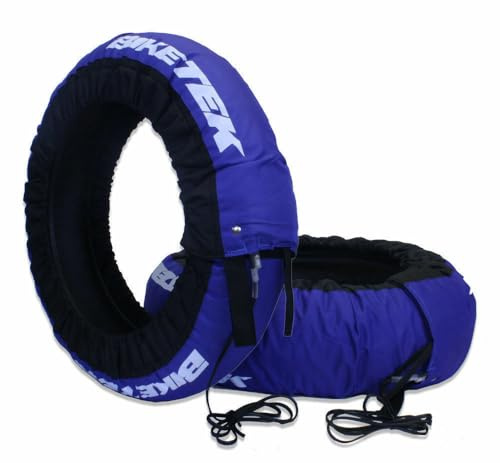 BIKETEK Motorcycle Tyre Warmers 180-195/55 R17 Superbike Rear Tyre Race Track Day Front & Rear Set