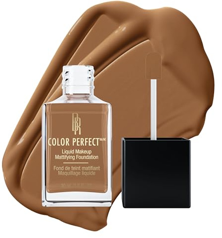 Black Radiance Color Perfect Oil Free Liquid Makeup, Mocha Honey, 1 fl oz by Black Radiance