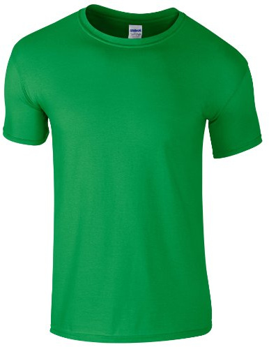 Gildan Mens Short Sleeve Soft-Style T-Shirt (S) (Irish Green)