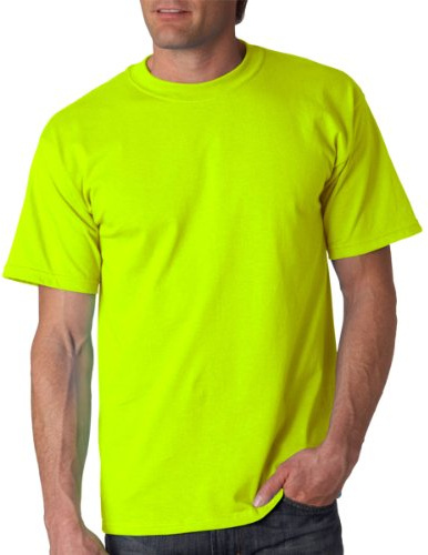 Gildan Men's Performance Short Sleeve T Shirt Safety Green XXL