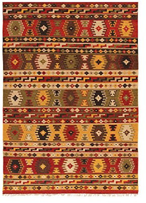 Kilim Carpets by Jalal Teppich Kilim Sivas 3 rot/mehrfarbig 60 X 200 cm