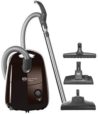 SEBO E1 Boost 92629GB, Cylinder Vacuum, Dark Chocolate, 5.3kg, 890 W, 3.5 liters