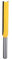 KATUR Extra Long Straight Router Bit 1/4 Inch Shank, Bearing Flush Trim Bit, Woodworking Milling Cutter Trimming Blade (Blade Length 50mm)
