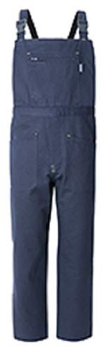 Brembo Classic Pettorina Salopette Tuta BremboPlus A50122 da Lavoro Uomo Donna 100% Cotone rischi Minimi tasconi Apertura Laterale Chiusura con Bottone Blu (XXL)