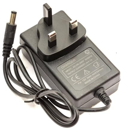 12v Battery Charger 12 Volt 1 Amp UK Plug Universal Electric Ride On Toy Car
