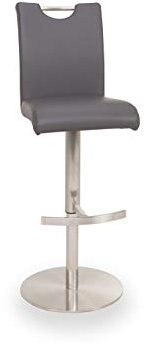 Casanova Barstuhl MCA ALESI (BT 42x51 cm) BT 42x51 cm grau Barhocker Tresenstuhl Tresenhocker