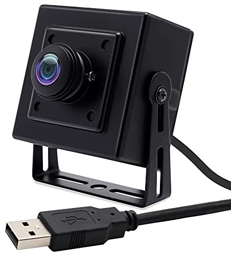 SVPRO 1080P USB PC Webcam Wide Angle Fisheye 180 Degree, High Resolution Industrial Camera for HD Security System,Plug and Play Video Conference Camera for Windows,Linux, Android,Mac