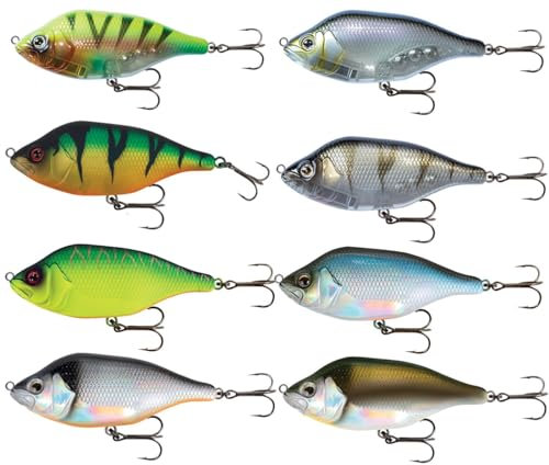 Fox Rage Hitcher Jerk & Twitch UV 120mm 60g lipless Sinking Jerkbait, Farbe:Cool Herring