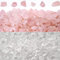 ideayard Rose Quartz Chips 2 lb, Natural Rose Quartz Crystal Irregular Tumbled Chips Healing Stones Home Garden Decoration Gravel…