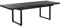 Beliani Gartentisch Aluminium schwarz rechteckig 180/240 x 90 cm Modern Valcanetto
