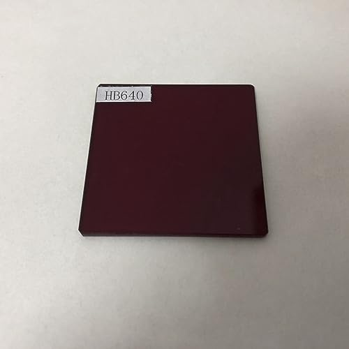 Totale 4 pz Taglio UV IR Pass 600nm 640nm 700nm 730nm Dimensioni 100x100x2mm filtri a Passaggio Lungo ir
