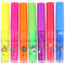 ANTEVIA - Lot de 7 gloss pour enfants fille avec finition pailletée lumineuse | PLUS DE 10 MODÈLES | Brillant à lèvres fluo | Couleur : Bleu Violet Rose Rouge... (Lip gloss)