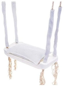 Love Gifts® Schaukelsitz Outdoor - Babyschaukel/Kinderschaukel - Schaukel für Garten, Zimmer oder Kinderzimmer in Farbe Grau