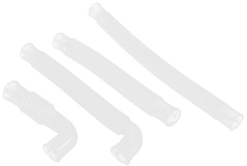AOKWAWALIY 4pcs Washer Water Inlet Hoses Portable Washing Machine Hose Water Supply Hose Plastic Washer Inlet Hoses Portable Hose Washer Machine Pipe for Washer Extend Automatic PVC