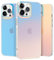 nicekool Hülle für iPhone 14 Pro Max, HandyHülle Case für iPhone 14 Pro Max Schutzhülle Kratzfeste Rückseite Durchscheinende Matt, Schillernd Fluoreszierend