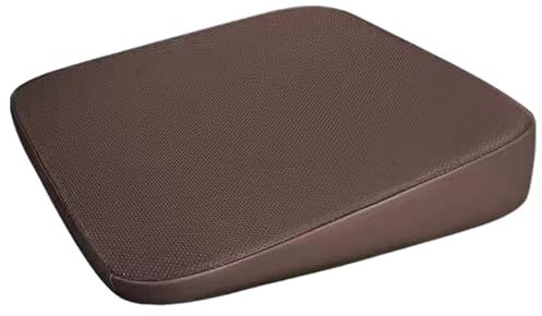 Opilroyn Sitzkissen-Pad – schräg sitzkissen, ergonomische Stuhlkissen | bequemes Stuhlkissen Sitzpolster, Leder-Sitzkissen, Keilkissen, kurze Personen Fahrersitzerhöhung für Sitz