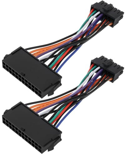 EMSea Cavo Di Alimentazione Adattatore Da 24 Pin Femmina A 14 Pin Maschio Da 13 Cm Compatibile Con Lenovo Medion ATX PSU IBM M92P M93P H530 Q77 B75