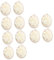 FRCOLOR 12 Stk Weicher Badeball Luffa-Schrubber für den Rücken Peeling-Badekugeln für Kinder exfoliating sponge polsterkissen seife Blasenmacher Duschkugel PE-Netzmaterial Beige