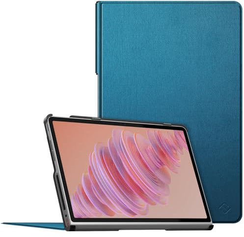 Fintie Funda para Tablet Lenovo Tab Plus (TB351FU) de 11,5 Pulgadas 2024 – Funda Ultrafina con Cierre magnético,Aspecto Satinado Verde Azulado