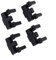 Air Fryer Bumper, Rubber Protective Feet Replacement Parts Air Fryer Replacement Rubber Tips for Air Fryer Grill Pan