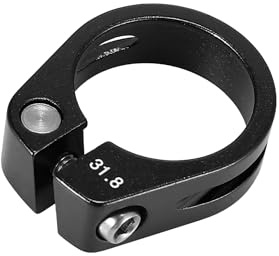 TUCKBOLD 31.8mm Universal Bicycle Seat Post Clamp Seat Post Clip Black
