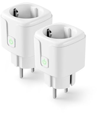 Refoss Smart Steckdose mit Energieüberwachung, WLAN Zeitschaltuhr Steckdose mit Solar Monitoring, TOU-Tarif, Überstrom- & Überhitzungsschutz, Smart Plug kompatibel mit Alexa & Google, 2 Stücke
