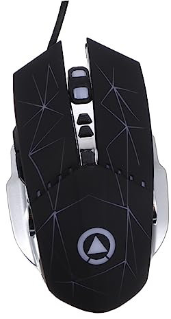 Lurrose Souris USB Filaire Rétroéclairée pour Jeu Souris LED Silencieuse Gamer pour Ordinateur Portable