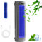 Migilife Cooling Ace - Aire acondicionado portátil de 3 velocidades, enchufe/carga, carga USB, ventilador de torre portátil de escritorio, aire acondicionado colgante y de pie, 2 usos (azul)