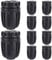 Drip Irrigation Fittings, 10Pcs Drip Irrigation Fittings End Plugs, Anti-leak Line Connectors, Barbed Locked Garden Hose Cap, PE Plastic System Parts for 1/2 Inch Tubing
