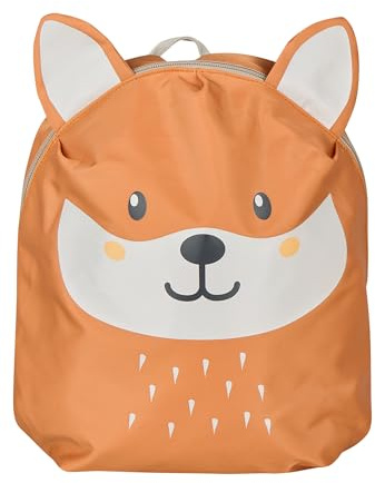 Sterntaler Kinderrucksack Fuchs Filou - leicht & robust - mit Motivdruck und 3D Ohren - großes Reißverschlussfach mit Flaschenhalter innen - Schultergurte & Brustgurt anpassbar - 25 x 21 x 10 cm, rost