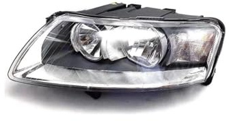 XUXRHMEAN Für Audi A6 A6L 2006–2008 Frontscheinwerfer Mit Tagfahrlicht Und Blinkern Auto Scheinwerfer Satz(1 Pcs Left Side,Xenon)