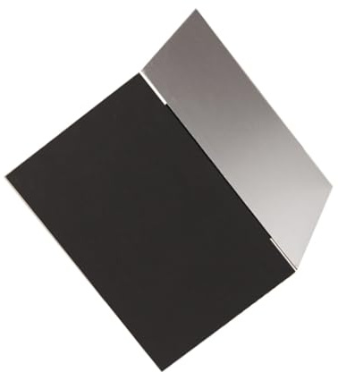 iplusmile Panneau de Fond Photo Réfléchissant Noir et Blanc Épais A4, Outil de Photographie pour Studio, Tableau Réfléchissant Portable pour Éclairage D'appoint et Atténuation des Ombres,