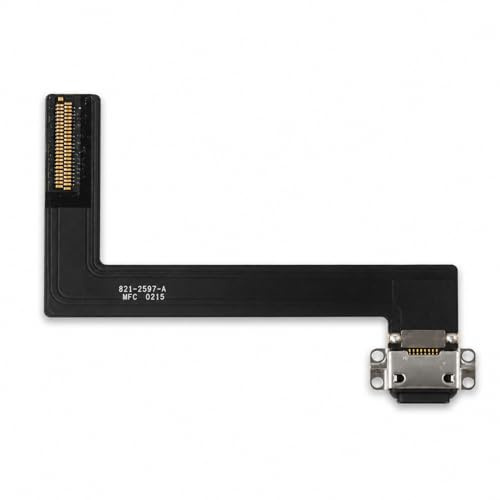 2 Pieces (2x) of USB Charging Port Replacement Repair for Apple iPad Air 2 A1566 A1567 Black Dock Connector Charging Board Flex Cable Assembly Replacement