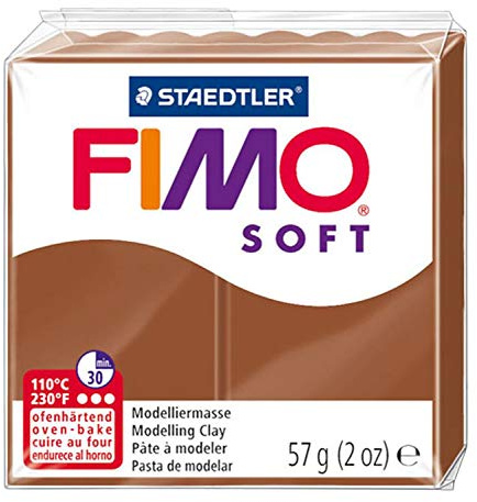 FIMO, Modelliermasse, Knete caramel soft normal