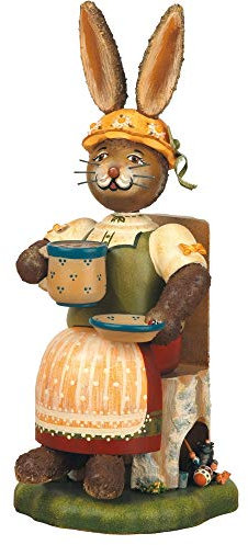 Hubrig Räucherhase Kaffeegustel 30cm Erzgebirge