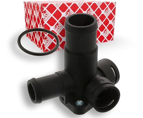 febi bilstein 12404 Kühlwasserflansch für Zylinderkopf, mit Dichtung, 1 Stück