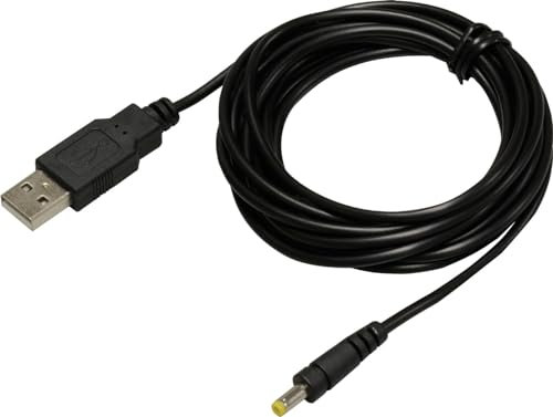 Roland Udc-25 Usb Dc Power Supply Cable, Usb-To-Dc Power Supply Cable Designed for The R-05 Wave/Mp3 Recorder/Vt-12 Vocal Trainer, Length: 2.5 M (8.2Ft)