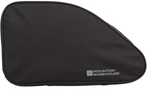 Mountain Warehouse Plain Bootbag - One size Big, Flat Fold, Water-resistant, Lightweight, Durable - Best for All Season Camping, Hiking, Outdoors & Trekking Black