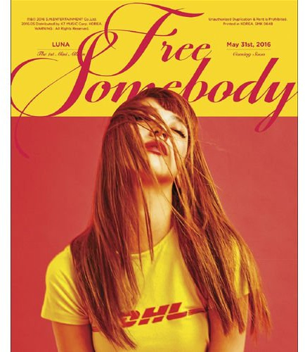 F(X) LUNA - [FREE SOMEBODY] 1st Mini Album 48p Photo Book+1p Photo Card K-POP Sealed