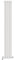iBathUK Strata Tall Vertical Radiator, Double Oval Panel Radiators, 1800x240mm Slim Radiator, Wall Mounted for Bathroom,Kitchen,Living Room- White