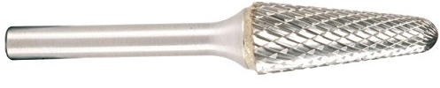 Projahn Hartmetallfräser, Form L Rundkegel 14 Grad, konisch d1 8,0 mm, Schaftdurchmesser 6,0 mm Kreuzverzahnung 701266080